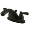 Kingston Brass KB8645NFL 4 in. Centerset Bath Faucet Bronze