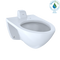 TOTO Elongated Wall-Mounted Flushometer Toilet Bowl with Back Spud, Cotton White CT708UV#01