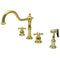Kingston Brass KB1792AXBS Wsp Kitchen Faucet, Polished Brass