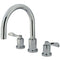 Kingston Brass KS8321DFL Roman Tub Filler, Polished Chrome