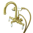 Kingston Brass CC3015T2 Vintage 3-3/8" Wall Mount Tub