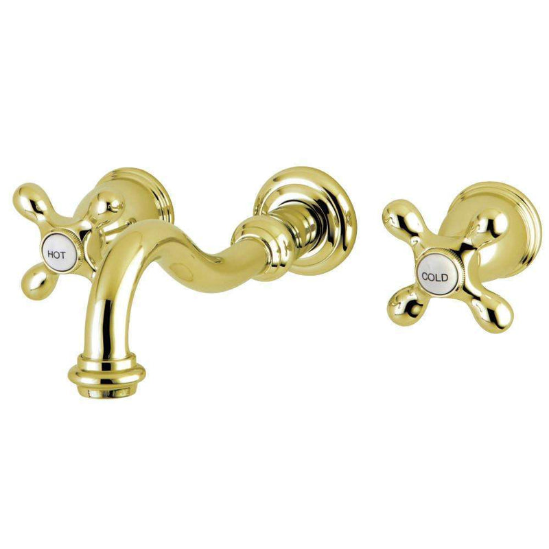 Kingston KS3122AX Vt 2-Hnd Wall Mount Bath Faucet