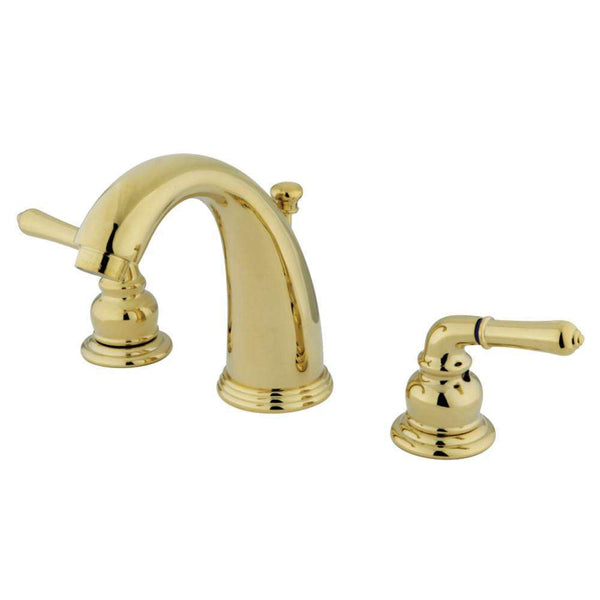 Kingston Brass GKB982 Widespread Bath Faucet, Polished Brass