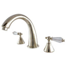 Kingston Brass KS2362WLL Roman Tub Filler Bath Tub Faucet