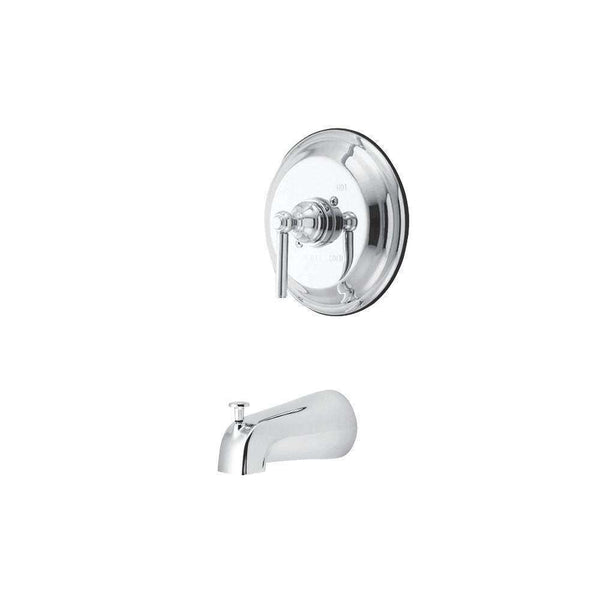 Kingston Brass KB2631ELTO Tub Only, Polished Chrome