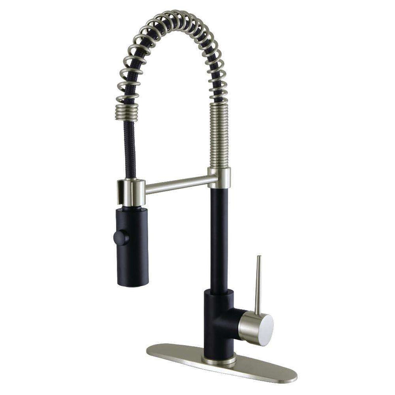 Kingston LS8779NYL Pull-Down Kitchen Faucet/Brushed