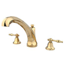 Kingston Brass KS4322NL Roman Tub Filler, Polished Brass