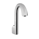 TOTO Gooseneck Wall-Mount ECOPOWER 0.35 GPM Electronic Touchless Sensor Bathroom Faucet with Mixing Valve, Polished Chrome TEL163-D20EM