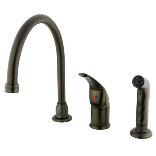 Kingston Brass KB825 Single-Handle Widespread Kitchen Faucet