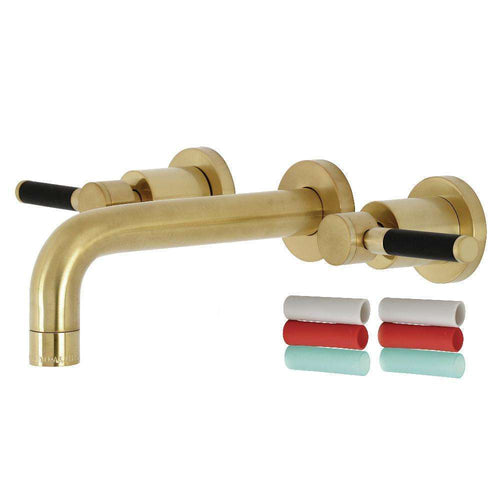 Kingston KS8127DKL Kaiser 2-Hnd Wall Mount Bath Faucet