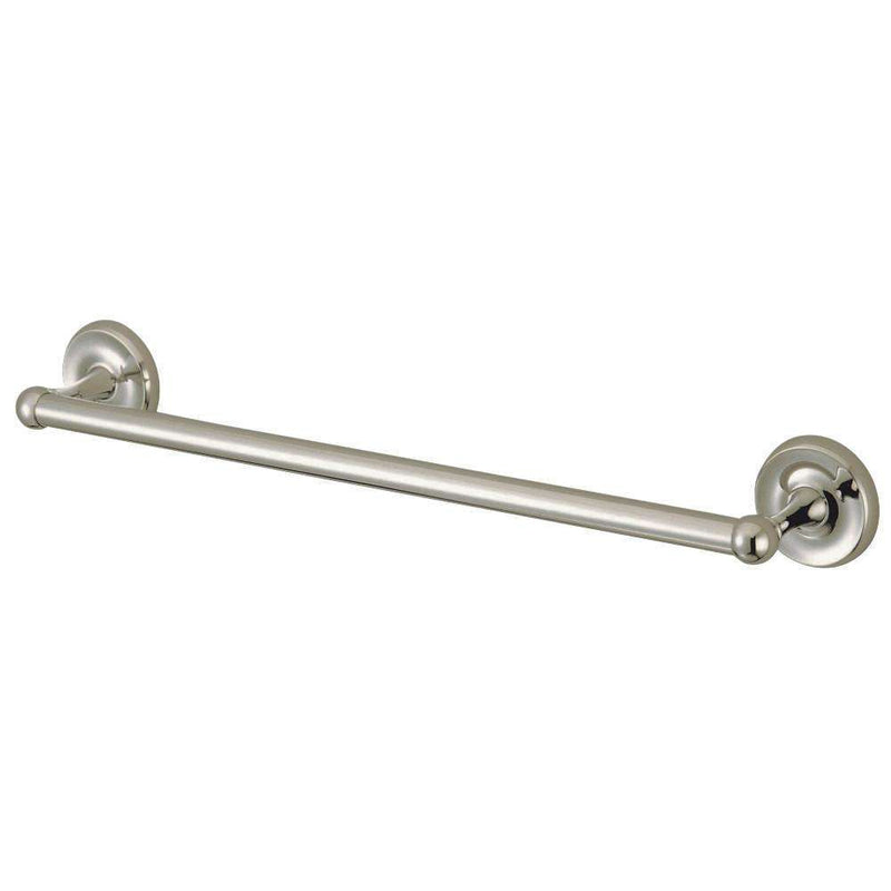 Kingston Brass BA311SN Classic 24" Towel Bar, Brushed Nickel