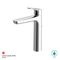 TOTO GS 1.2 GPM Single Handle Vessel Bathroom Sink Faucet with COMFORT GLIDE   Technology, Polished Chrome TLG3305U#CP