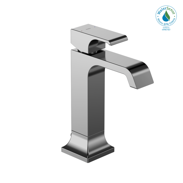 TOTO GC 1.2 GPM Single Handle Semi-Vessel Bathroom Sink Faucet with COMFORT GLIDE Technology, Polished Chrome TLG08303U#CP