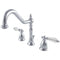 Kingston Brass KS1991WLL 8 in. Widespread Bath Faucet