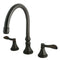 Kingston Brass KS2345DFL NuFrench Roman Tub Filler,