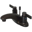 Kingston Brass KB8625NDL 4 in. Centerset Bath Faucet Bronze