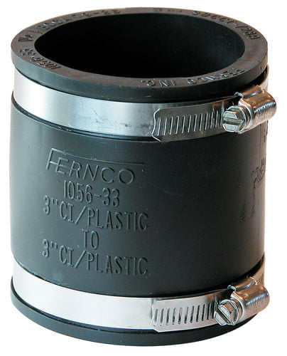 3" x 3" Cast Iron/Plastic x Cast Iron/Plastic Flexible Coupling
