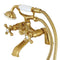 Kingston Brass KS267SB Deck Mount Clawfoot Tub Faucet