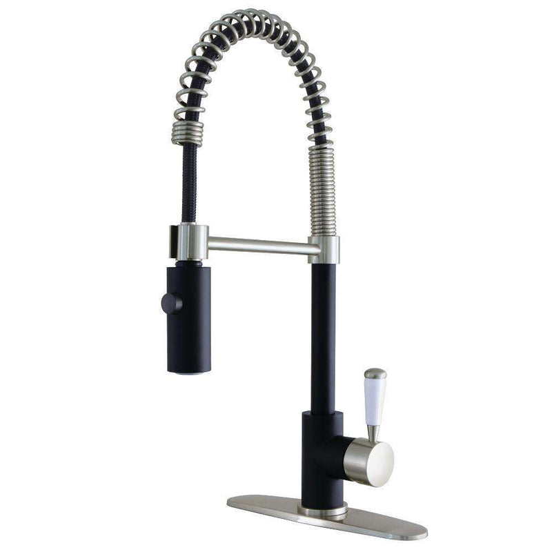 Kingston LS8779DPL Sg-Hnd Pull-Down K Faucet/Brushed Nickel