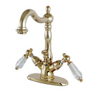 Kingston Brass KS1432WLL 4 in. Centerset Bath Faucet Brass