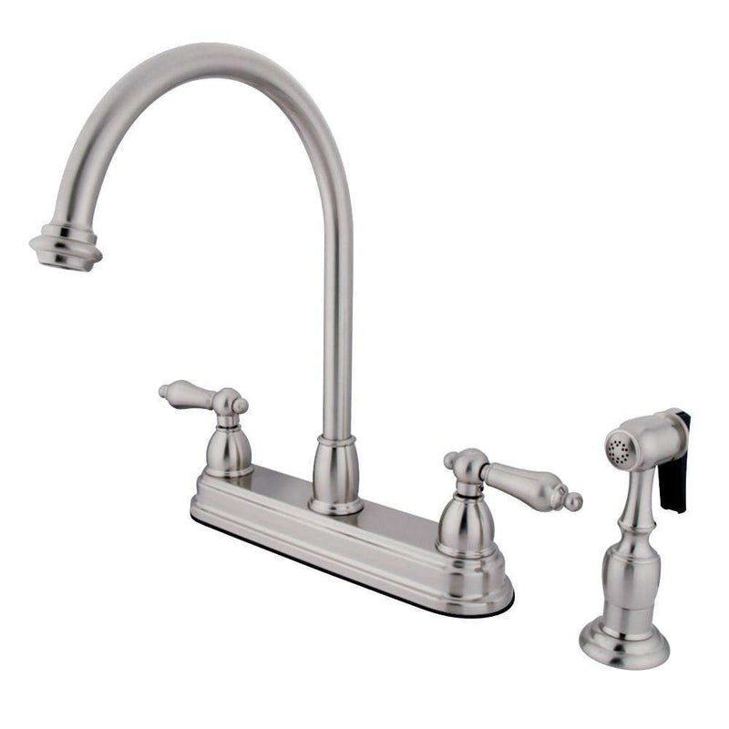 Kingston Brass KB3758ALBS Centerset Kitchen Faucet