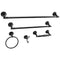 Kingston Brass BAHK1612478K Bathroom Hardware Combo, Black