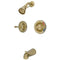 Kingston Brass KB662AL Tub and Shower Faucet, Polished Brass