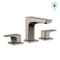 TOTO GE 1.2 GPM Two Handle Widespread Bathroom Sink Faucet, Polished Nickel TLG07201U#PN