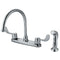 Kingston Brass KB782SP 8-Inch Centerset Kitchen Faucet