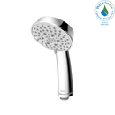 TOTO L Series Classic Five Spray Modes 4 inch 1.75 GPM Handshower, Polished Chrome TBW03003U4