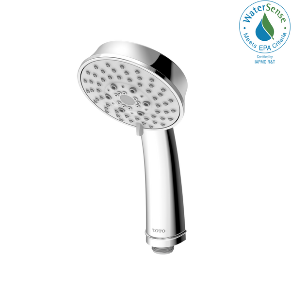 TOTO L Series Classic Five Spray Modes 4 inch 1.75 GPM Handshower, Polished Chrome TBW03003U4#CP