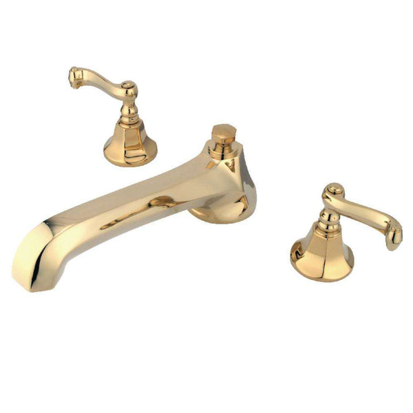 Kingston Brass KS4302FL Roman Tub Filler, Polished Brass