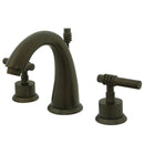 Kingston Brass KS2965ML 8 in. Widespread Bath Faucet Bronze