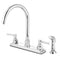 Kingston Brass KS8791EL 8-Inch Centerset Kitchen Faucet