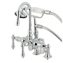 Kingston Brass CC614T1 Clawfoot Tub Filler With