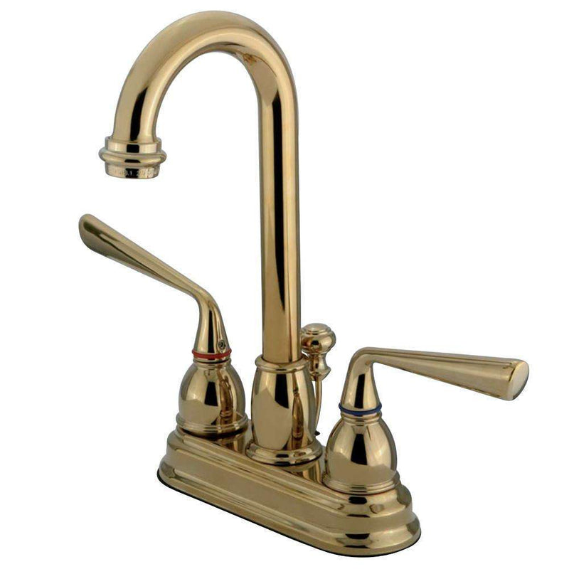 Kingston Brass KB3612ZL 4 in. Centerset Bath Faucet Brass