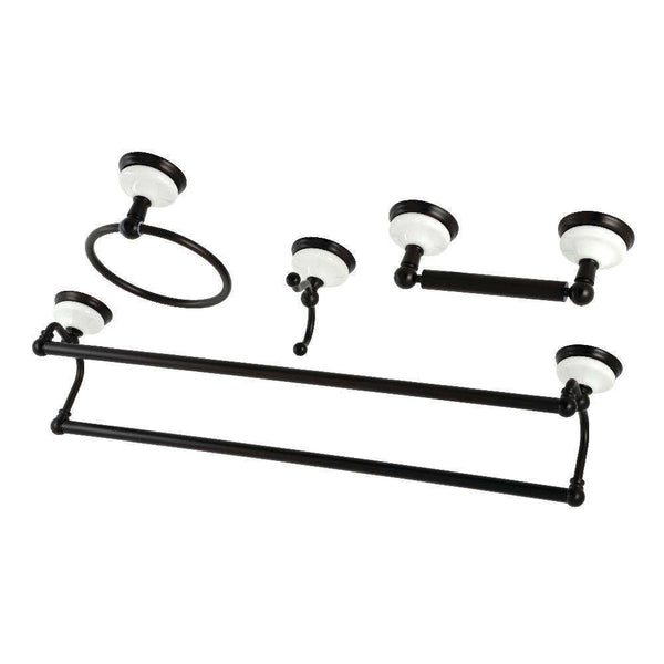 Kingston Brass BAK1113478ORB 4-Piece Bath Hardware Bronze