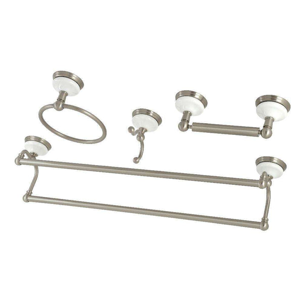 Kingston Brass BAK1113478SN 4-Piece Bathroom Hardware