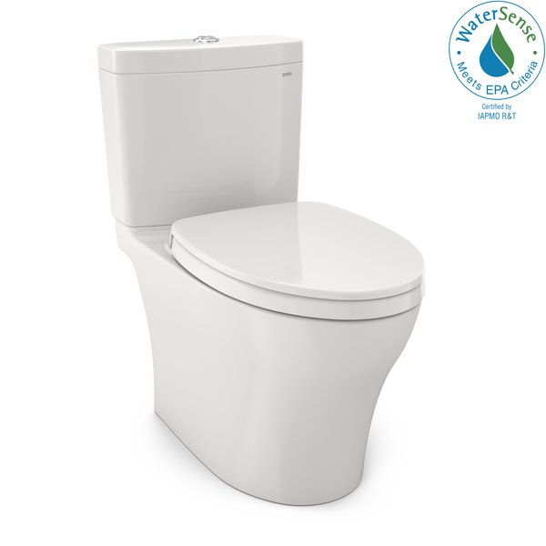 TOTO Aquia IV 1G WASHLET Two-Piece Elongated Dual Flush 1.0 and 0.8 GPF Toilet with CEFIONTECT, Colonial White MS446124CUMG#11