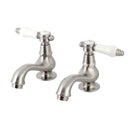 Kingston Brass KS1108BPL Basin Tap Faucet with Lever Handle