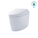 TOTO NEOREST RH Dual Flush 1.0 or 0.8 GPF Toilet with Intergeated Bidet Seat and EWATER, Cotton White- MS988CUMFG