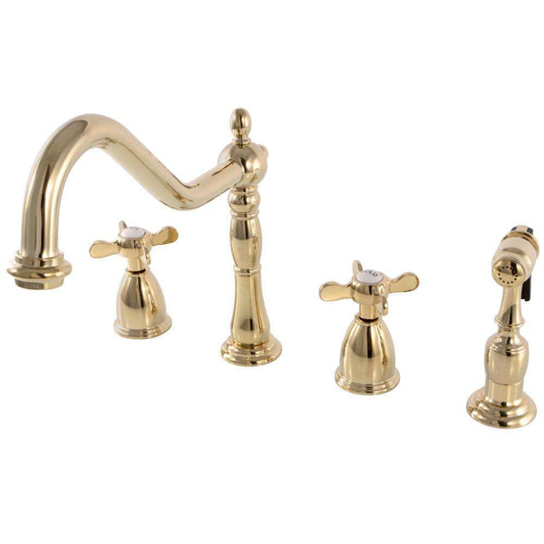 Kingston Brass KB1792BEXBS Wsp Kitchen Faucet Brass