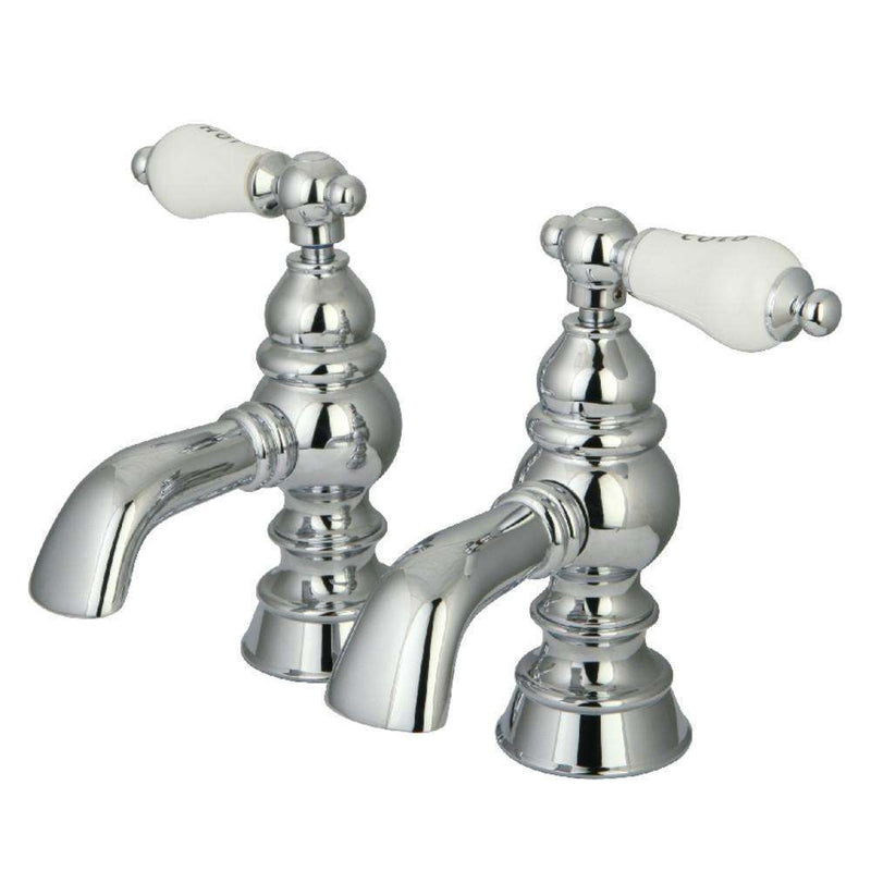 Kingston Brass CC1104T1 Basin Faucet Set, Polished Chrome