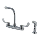 Kingston Brass KB762SP Centerset Kitchen Faucet