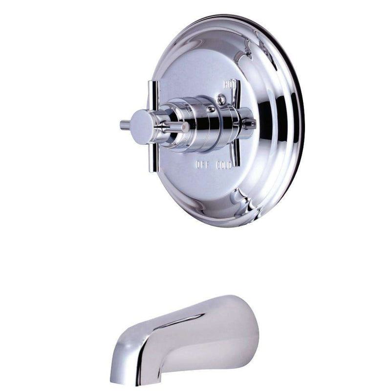 Kingston Brass KB2631DXTO Concord Tub Only, Polished Chrome