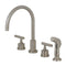 Kingston Brass KS8728CML Widespread Kitchen Faucet