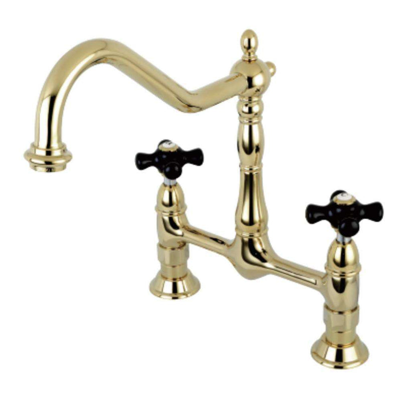 Kingston KS1172PKX Duchess 8 in. Bridge Kitchen Faucet