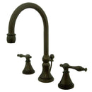 Kingston Brass KS2985NL 8 in. Widespread Bath Faucet Bronze