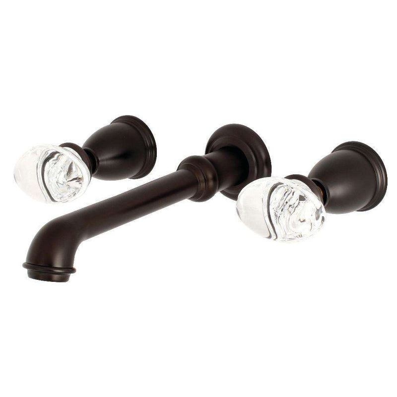 Kingston Brass KS7025WVL Krystal Onyx 2-Handle Wall Mount