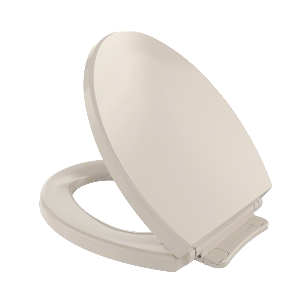 TOTO SoftClose Non Slamming, Slow Close Round Toilet Seat and Lid, Bone SS113#03